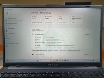 Б/в Ноутбук Asus vivobook go 15 e1504ga-bq114/intel core i3-n305/8gb/512gb/інтегрована 01-200854165