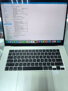 Б/в Ноутбук Apple macbook a3114/15.3/m3/8 gb/256 gb/10 core gpu retina 01-200839227