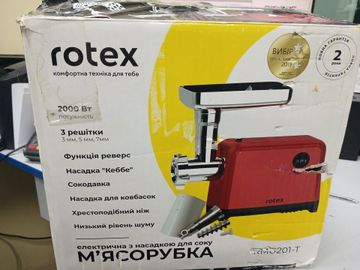 Б/в М`ясорубка Rotex rmg201-t 01-200858544
