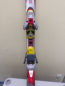Б/в Лижі K2 moto sl team skis 2006 (146 cm) + крепи solomon 900s 01-200862993