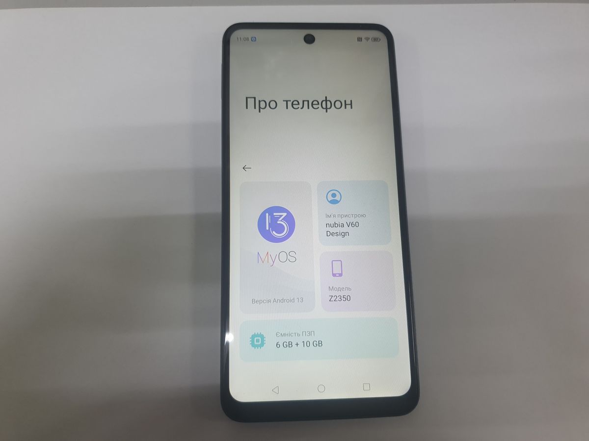 nubia v60 design 6/256gb