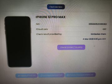 Б/у Мобільний телефон Apple iphone 12 pro max 256gb 01-200899768
