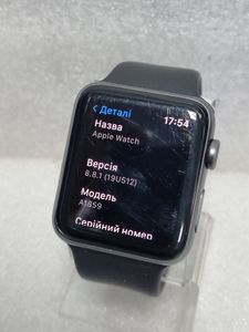 Б/в Смарт-годинник Apple watch series 3 gps 42mm aluminium case 01-200901469