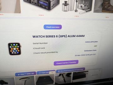 Б/у Смарт-часы Apple watch series 6 gps 44mm aluminum case 01-200902842