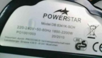 Б/у Утюг Powerstar db 8341k-sch 01-200903384