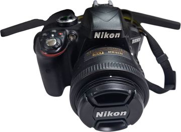 Б/у Фотоаппарат Nikon d3300 + nikon af-s dx 35mm 1-1.8g 01-200868748