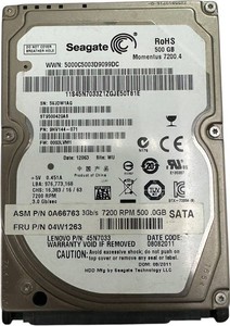 Б/в Зовнішній накопичувач Seagate rohs 500gb 01-200930334