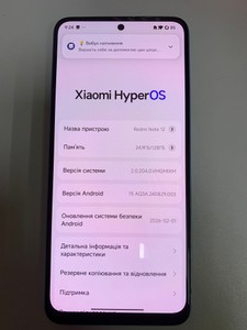 Б/в Мобільний телефон Xiaomi redmi note 12 4/128gb 01-200939287