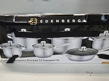 Б/в Набір каструль Edenberg 12 предметів (eb-3735) 16-000277957