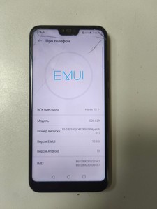 Б/в Мобільний телефон Huawei honor 10 4/128gb 01-201039957
