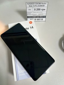 Б/в Мобільний телефон Xiaomi redmi note 14 pro 8/256gb 01-201047762