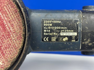 Б/в Кутова шліфмашина Craft cag-125/900e 01-201078553