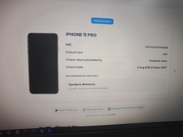 Б/в Мобільний телефон Apple iphone 11 pro 256gb 01-201108554