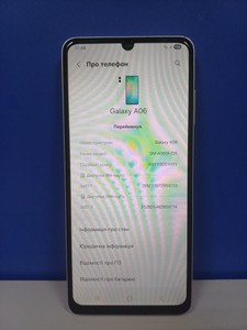 Б/в Мобільний телефон Samsung galaxy a06 4/64gb 01-201116989