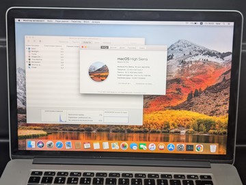 Б/в Ноутбук Apple macbook pro a1398 /екр 15,4 /core i7 2,3ghz /ram 16gb /ssd 256gb /intel iris pro 01-201121266