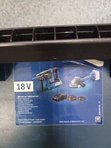 Б/в Набір інструментів Bosch gws 18v-10 pc/ gbh 18v-26 f/ 2акб 5ah зп кейс 01-201137511