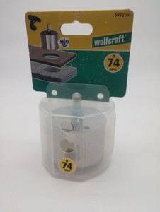 Б/в Алмазна коронка Wolfcraft 74 мм 5932000 01-201138678