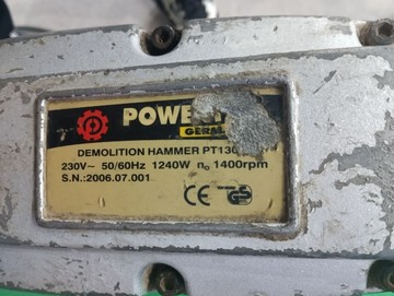 Б/в Відбійний молот Powertec pt1300 01-201156819