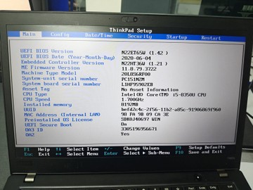 Б/в Ноутбук Lenovo 14/core i5 8350u ddr4/8gb ddr4/hdd *відсутній/ssd 256 gb/*інтегрована 01-201158086