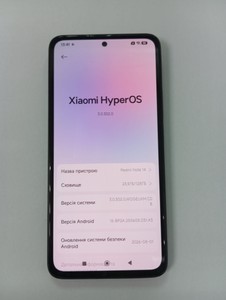 Б/в Мобільний телефон Xiaomi redmi note 14 4g 6/128gb 01-201169150