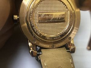 01-200580789: Montegrappa watch nero uno/cal. ronda 6004/idnrwaib