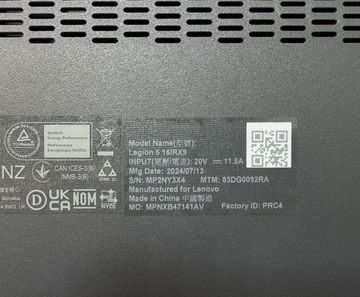 01-200581459: Lenovo 17/core i7-14650hx ddr5/32gb ddr5/ssd 1000 gb/geforce rtx4070 8gb