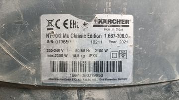 01-200779276: Karcher nt 70/2 me classic