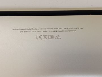 01-200788965: Apple macbook pro 16" 2019 a2141 core i9 2,4ghz/ram64gb/ssd1tb/amd radeon pro 5500m 8gb