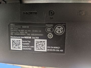 Б/в Монітор Dell p2219h 01-200831584