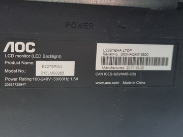 Б/в Монітор Aoc e2275pwj 01-200804415