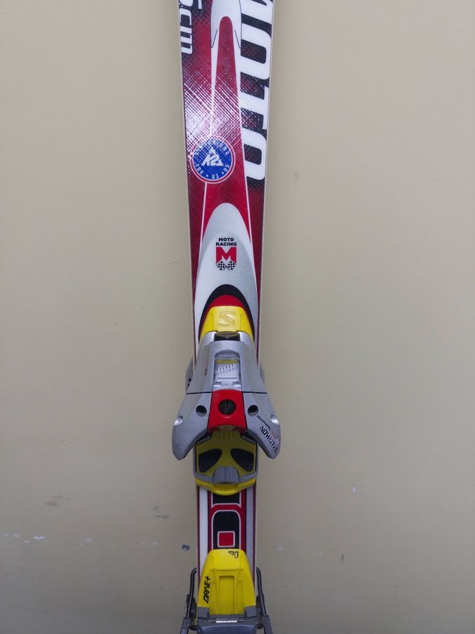 Лижі K2 moto sl team skis 2006 (146 cm) + крепи solomon 900s 01