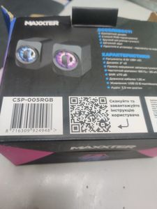 Б/в Акустика Maxxter csp-u005rgb 01-200865544