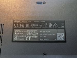 Б/в Ноутбук Asus 15/pentium n5030 siver ddr4/8gb ddr4/hdd *відсутній/ssd 256 gb/*інтегрована 01-200874941