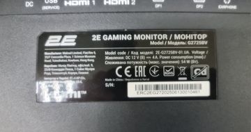 Б/в Монітор 2E 2e-g2725bv-01.ua 01-200874192