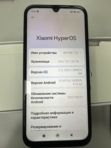 Б/в Мобільний телефон Xiaomi redmi 15c 4g 4/128gb 01-200887104