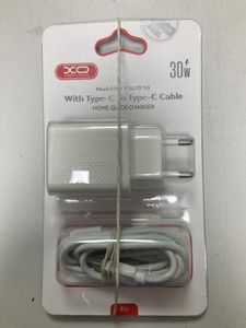 Б/в Мережевий зарядний пристрій Xo l162 + type c 01-200893836