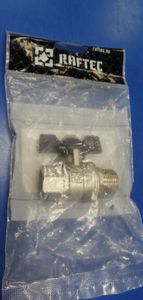 Б/у Кран шаровой Raftec dn15 pn50 з розбірним з'єднанням drbs1 01-200897979