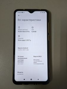 Б/в Мобільний телефон Xiaomi redmi note 8 pro 6/64gb 01-200898524