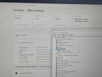 Б/в Ноутбук Lenovo 15/ryzen 3 7320u ddr5/16gb ddr5/ssd 512 gb/*інтегрована 01-200901551