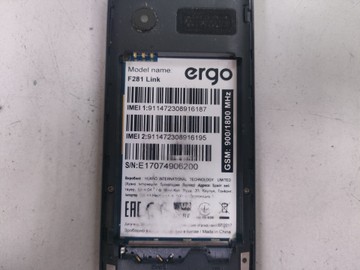 Б/в Мобільний телефон Ergo f281 l 01-200927425
