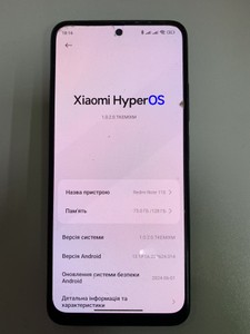Б/в Мобільний телефон Xiaomi redmi note 11s 6/128gb 01-200941736