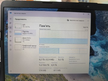 Б/в Ноутбук Hp 15/core i7-1255u ddr5/16gb ddr5/hdd *відсутній/ssd 960 gb/*інтегрована 01-200962860