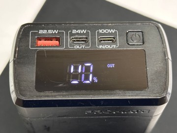 Б/в Повербанк Promate powermine 130w 38000mah 100w pd usb-c 24w pd usb-c 22.5w qc3.0 usb-a total 130w 01-200975551