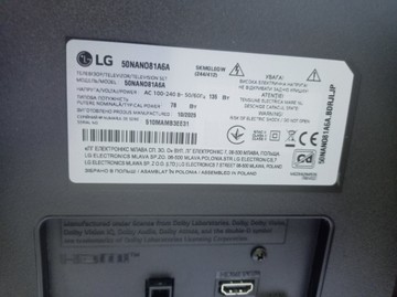 Б/в Телевізор Lg 50nano819 01-200987998