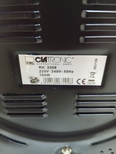 Б/в Рисоварка Clatronic rk 3309 01-200989360