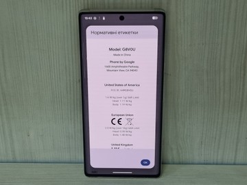 Б/у Мобільний телефон Google pixel 6 pro 12/128gb 01-201001992