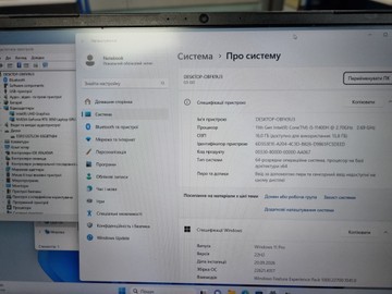 Б/в Ноутбук Gigabyte 15/core i5-11400h ddr4/16gb ddr4/hdd *відсутній/ssd 512 gb/geforce rtx3050 4gb 01-201126728