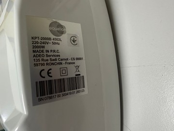 Б/в Обігрівач Equation kpt-2000b 4502lr 01-201131938