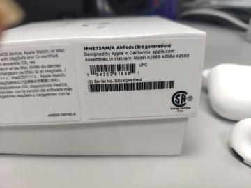 Б/в Навушники Apple airpods 3rd generation 01-201147572