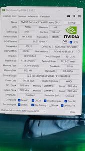 Б/в Ноутбук Asus 16/core i7-13650hx ddr5/16gb ddr5/hdd *відсутній/ssd 512 gb/geforce rtx4060 8gb 01-200804293